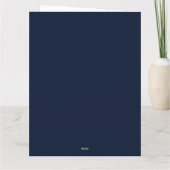 ボウリング ピン ボール ストライク チーム 挨拶 カード (裏面)