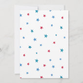 ボウリング ブルー バースデー ご一緒してくれてありがとう サンキューカード (裏面)