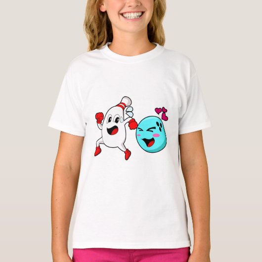 ボウリング ボウリングボール Tシャツ (正面)