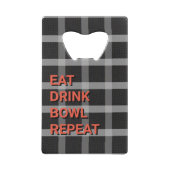 ボウリング: Eat, Sleep, Bowl, Repeat ボトルオープナー (裏面)