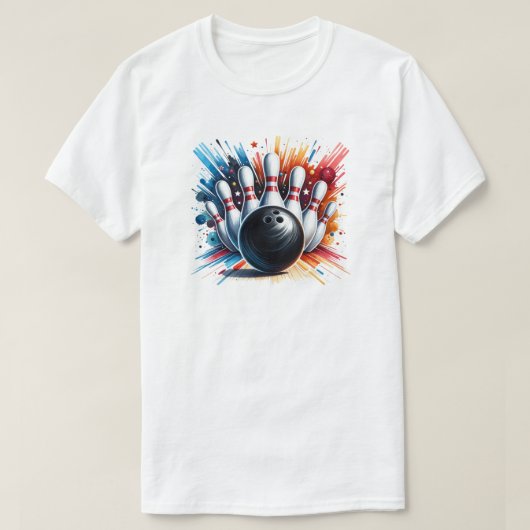 ボウリングTシャツ Tシャツ (デザイン正面)