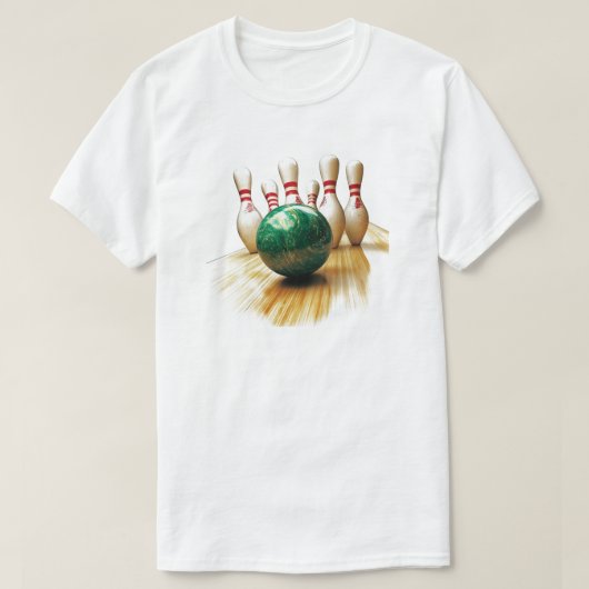 ボウリングTシャツ Tシャツ (デザイン正面)