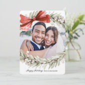 ボウリースフォトクリスマス シーズンカード (スタンド正面)