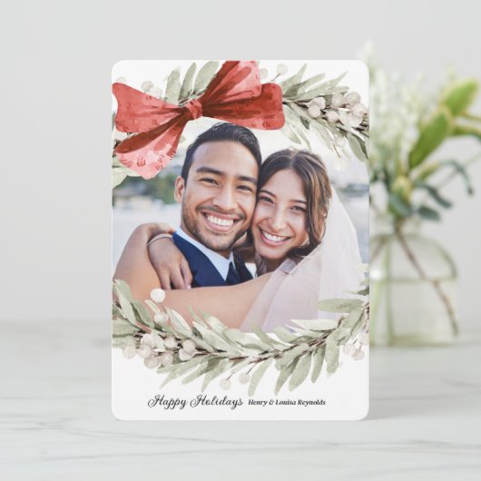 ボウリースフォトクリスマス シーズンカード (スタンド正面)