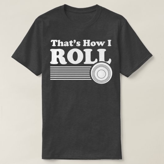 ボウルおもしろいローンボーリング男性へと女性Thatx27 Tシャツ (デザイン正面)