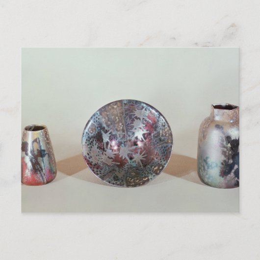 ボウルと瓶， c.1890 ポストカード (正面)