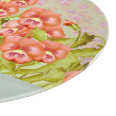 ボウルに入れたパンジー カッティングボード (角)