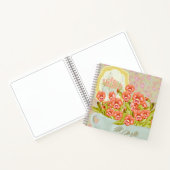 ボウルに入れたパンジー ノートブック (内部)