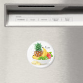 ボウルに入れた熱帯果実 マグネット (インサイチュ (食洗機))