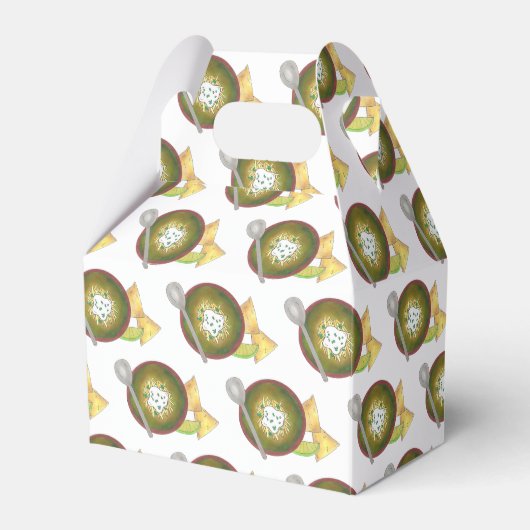 ボウルのグリーンチリチリVerdeクックオフ フェイバーボックス (正面サイド)