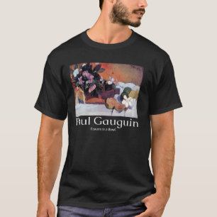 ボウルの中の花 ポール・ゴーギャン アート グラフィック Tシャツ