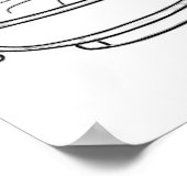 ボウルを持つ美しい少女 ポスター (角)