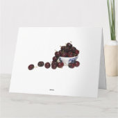 ボウル一杯のさくらんぼ カード (裏面)