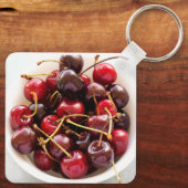 ボウル一杯のさくらんぼ キーホルダー (裏面)