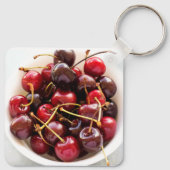 ボウル一杯のさくらんぼ キーホルダー (裏面)