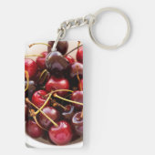 ボウル一杯のさくらんぼ キーホルダー (裏面)
