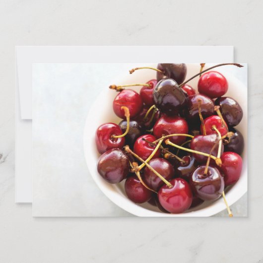 ボウル一杯のさくらんぼ シーズンカード (正面)