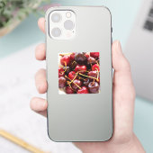 ボウル一杯のさくらんぼ シール (スマートフォン)