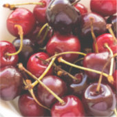 ボウル一杯のさくらんぼ シール (正面)