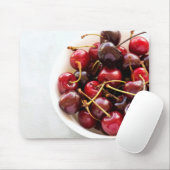 ボウル一杯のさくらんぼ マウスパッド (マウス)