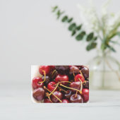 ボウル一杯のさくらんぼ 名刺 (スタンド正面)