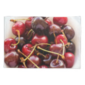 ボウル一杯のさくらんぼ 枕カバー (裏面)