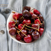 ボウル一杯のさくらんぼ 缶バッジ (インサイチュ)