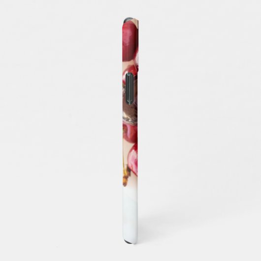 ボウル一杯のさくらんぼ iPhoneケース (右側)