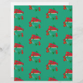 ボウル・オブ・さくらんぼスクラップブック紙 (正面/裏面)