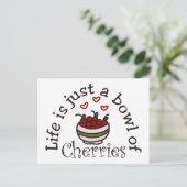 ボウル・オブ・さくらんぼ ポストカード (スタンド正面)