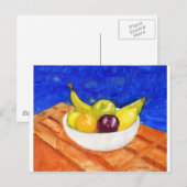 ボウル・オブ・フルーツ ポストカード (正面/裏面)