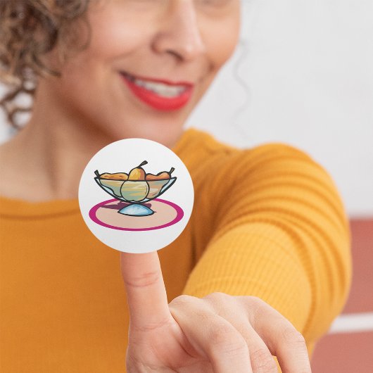 ボウル・オブ・フルーツ ラウンドシール