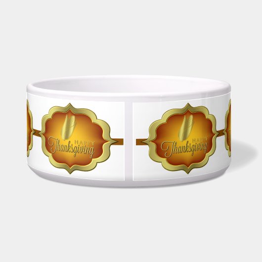 ボウル – ハッピー感謝祭 – コーン (裏面)