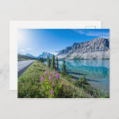 ボウレイクバンフ国立公園カナダ旅行 ポストカード (正面/裏面)