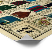 ボウレスの世界の海軍国旗 ポスター (角)