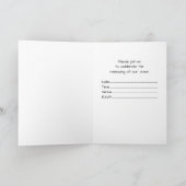 ボウワウヴォウズおもしろいの結婚ウズリニューアル招待状 カード (内部)