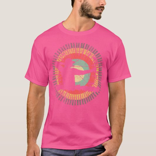 ボウ狩り70Sアーチェリー Tシャツ (正面)