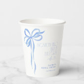 ボウ・サムシング・ブルー・ビフォア・アイ・ドゥ ブライダルシャワー 紙コップ (裏面)
