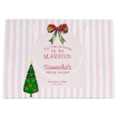 ボウ・ティズ・ザ・シーズン・トゥ・ビー・マリード・ブライダルシャワー ラージペーパーバッグ (正面)