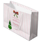 ボウ・ティズ・ザ・シーズン・トゥ・ビー・マリード・ブライダルシャワー ラージペーパーバッグ (正面アングル)