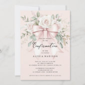 ボウ&ブロッサム確認招待状 招待状 (正面)