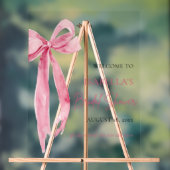 ボウ 彼女は結婚式の準備中！ ブライダルシャワーのご案内です アクリルサイン (ニュートラル)