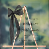 ボウ 彼女は結婚式の準備中! ブライダルシャワーのご案内です アクリルサイン (ニュートラル)