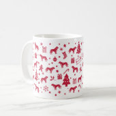 ボエルボエルクリスマスデザイン コーヒーマグカップ (正面左)