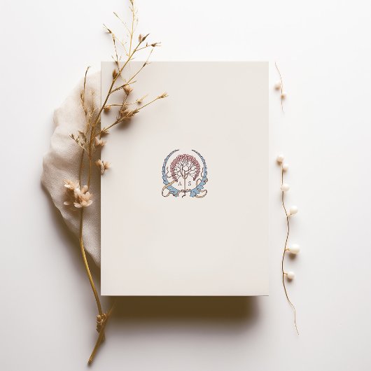 ボエレガントタニカルアールヌーボーフローラ結婚ズ 招待状