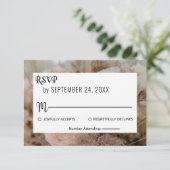 ボエレガントタニカルバラ結婚フローラ 出欠カード (スタンド正面)