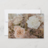 ボエレガントタニカルバラ結婚フローラ 出欠カード (裏面)