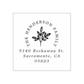 ボエレガントタニカルファミリー差出人住所 ラバースタンプ (インプリント)