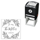 ボエレガントタニカルファミリー蔵書票 セルフインキングスタンプ (インサイチュ)