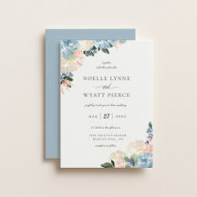 ボエレガントタニカルフローラライトブルー結婚ズ